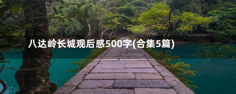 八达岭长城观后感500字(合集5篇)