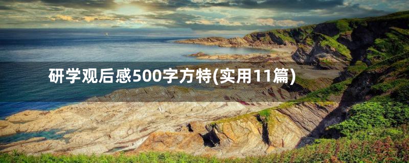 研学观后感500字方特(实用11篇)